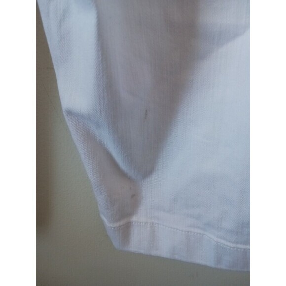 Talbots Wide Leg Crop Jeans High‎ Rise Stretch Pockets White Size 18W - Picture 8 of 11